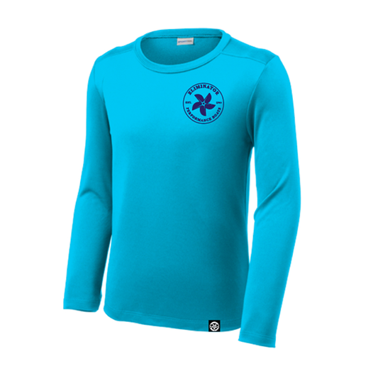 Eliminator Boats Youth UPF 50+ Long Sleeve Shirt - Sapphire/Navy