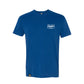 Blue- White Block Badge Men's T-Shirt