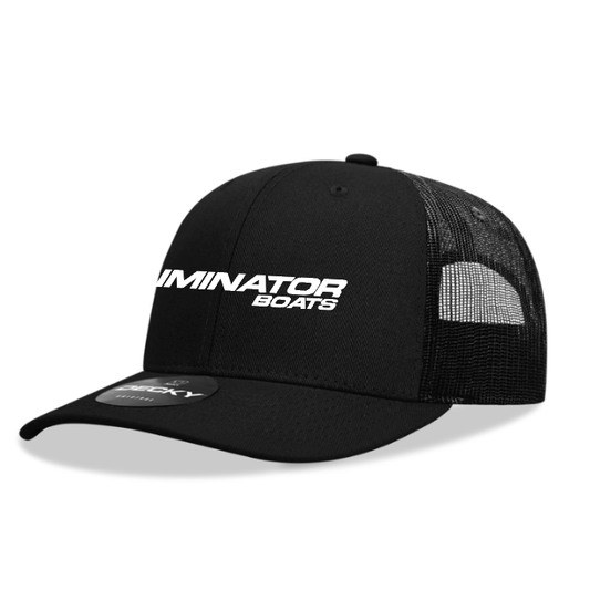 Eliminator Boats Classic Youth Trucker Hat - Black/White
