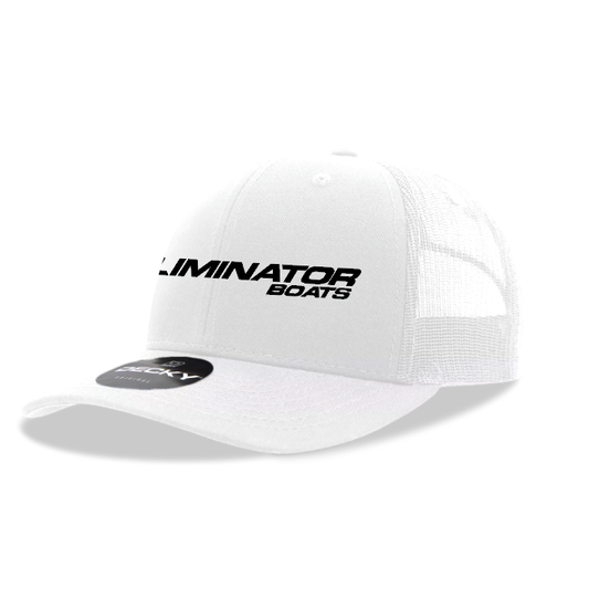 Eliminator Boats Classic Youth Trucker Hat - White/Black