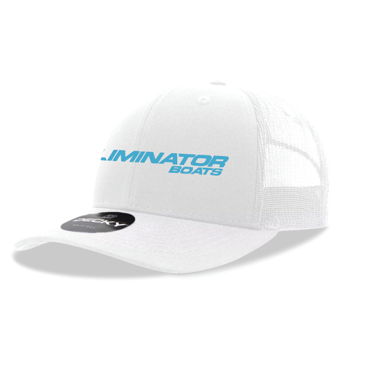 Eliminator Boats Classic Youth Trucker Hat - White/Teal