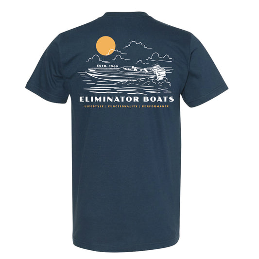 Eliminator Boats Nautical T-Shirt - Navy