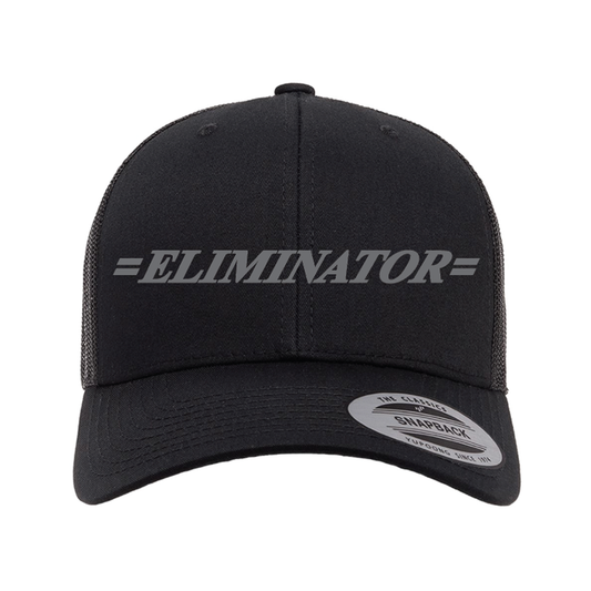 Eliminator Boats Old Logo Curved Bill Snapback Hat - Black/Gray