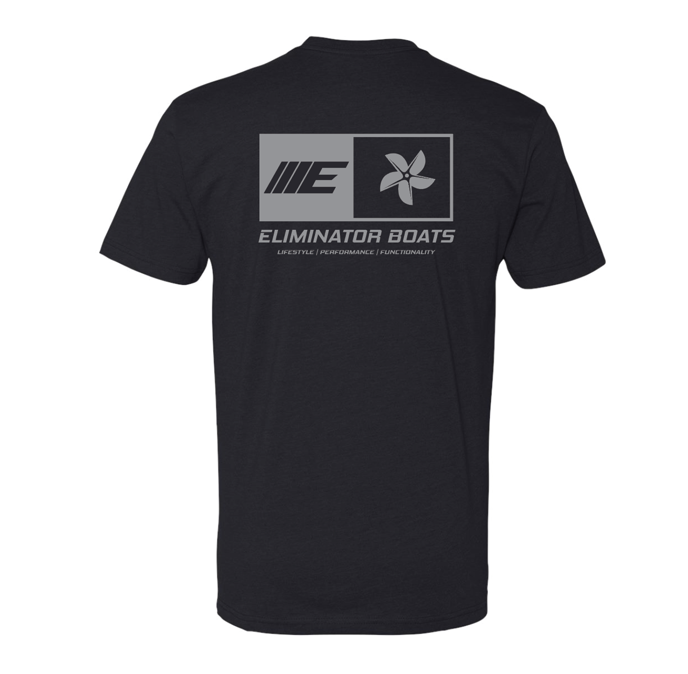 Eliminator Boats Emerge Men's T-Shirt - Black/Gray