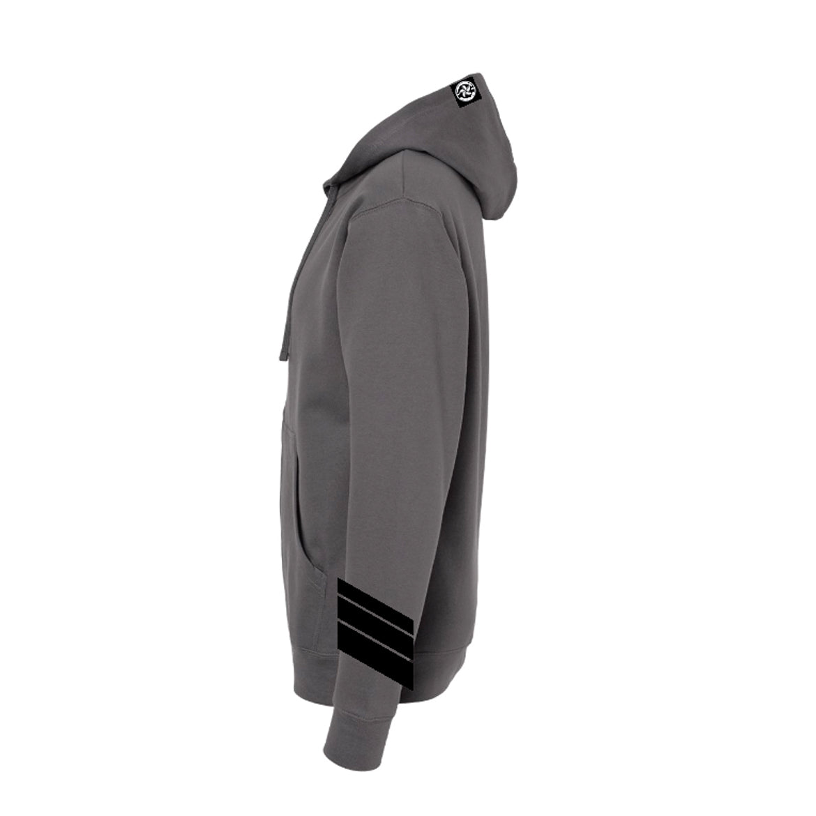 Men's- Grey IIIE Zip-Up Hoodie