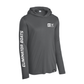 Eliminator Boats Emerge UPF 50+ Long Sleeve Sun Protection Performance Wear - Dark Gray/White