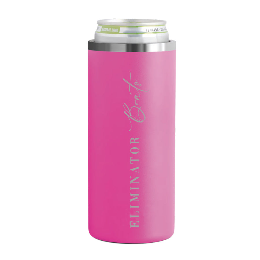 Eliminator Boats- Black 12oz. Slim Can Cooler