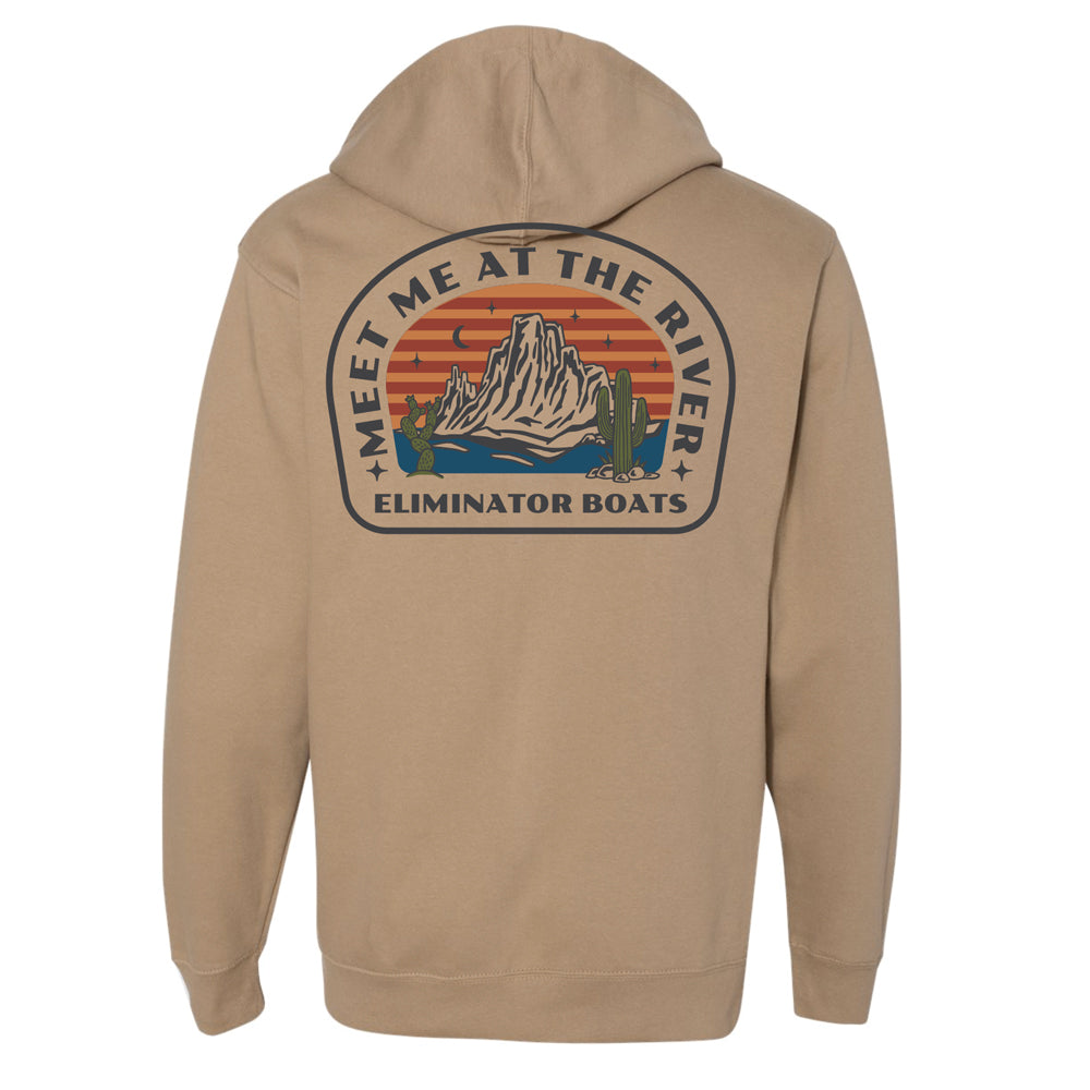 Eliminator “Meet Me At The River” Fall Hoodie - Tan