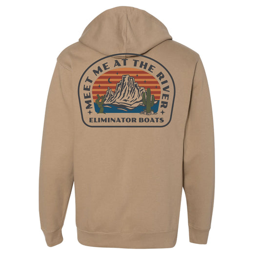 Eliminator “Meet Me At The River” Fall Hoodie - Tan
