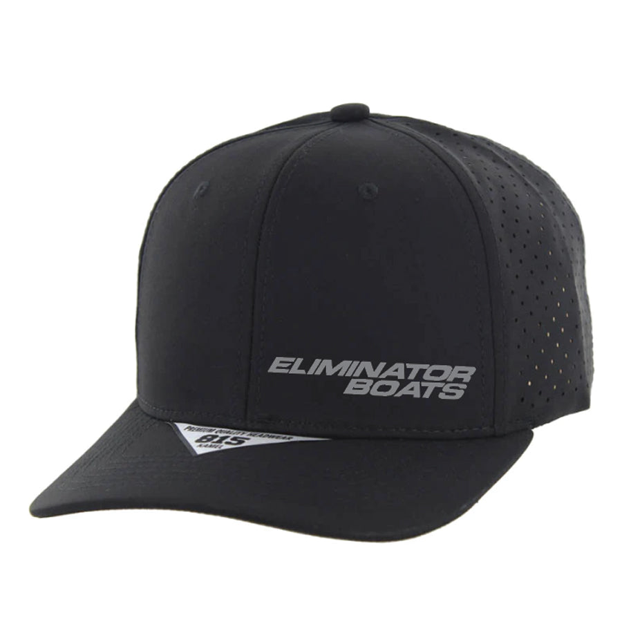 Eliminator Boats Hydro Performance Snapback Hat - Black/Gray
