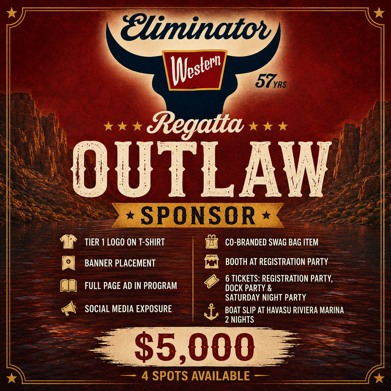 Eliminator Regatta Outlaw Sponsor