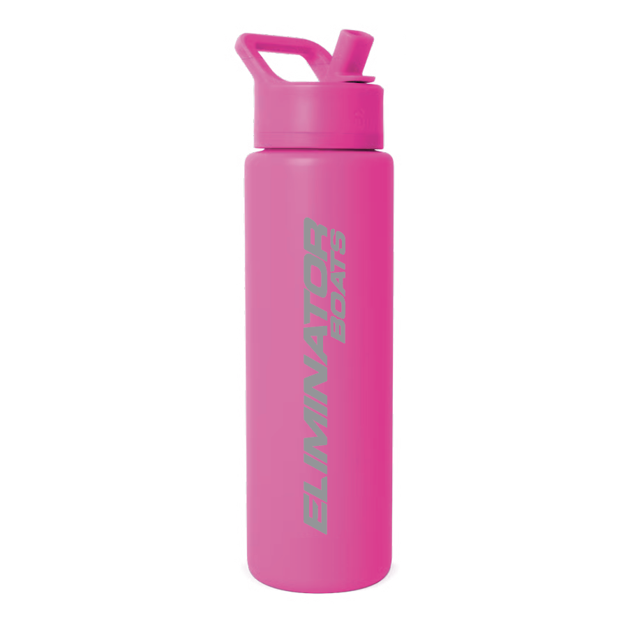 Eliminator Boats 30oz Bottle with Straw Tumbler - Pink