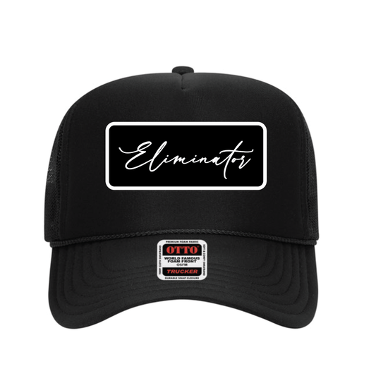 Eliminator Boats Good Vibes Patch Women's Trucker Hat - Black