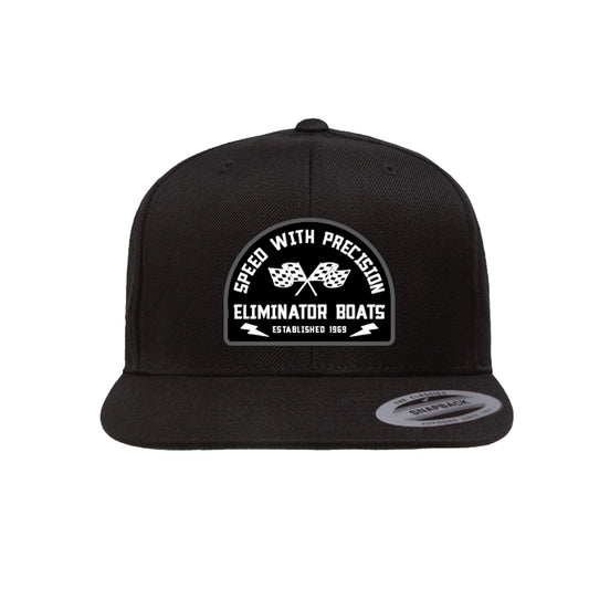 Eliminator Boats Speed & Precision Flat Bill - Black