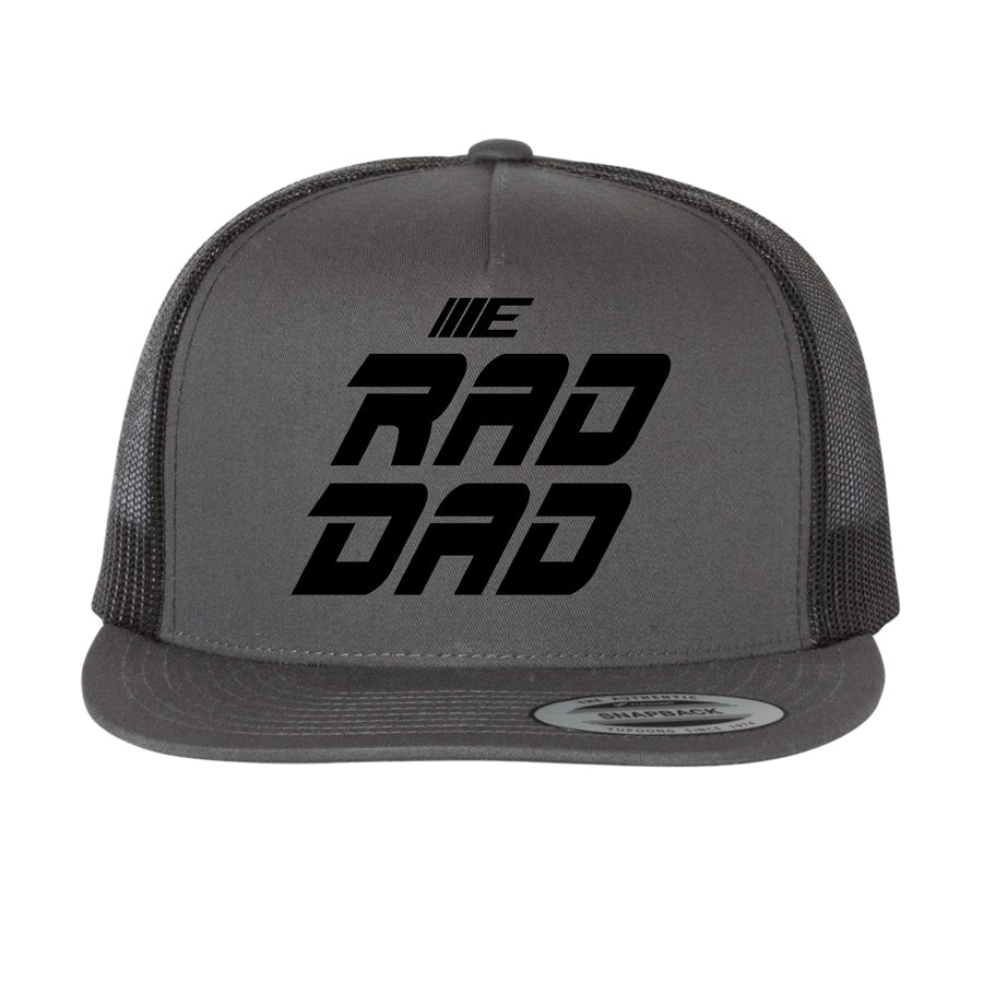 Eliminator Boats RAD DAD Flat Bill Mesh Snapback Hat - Black/Charcoal
