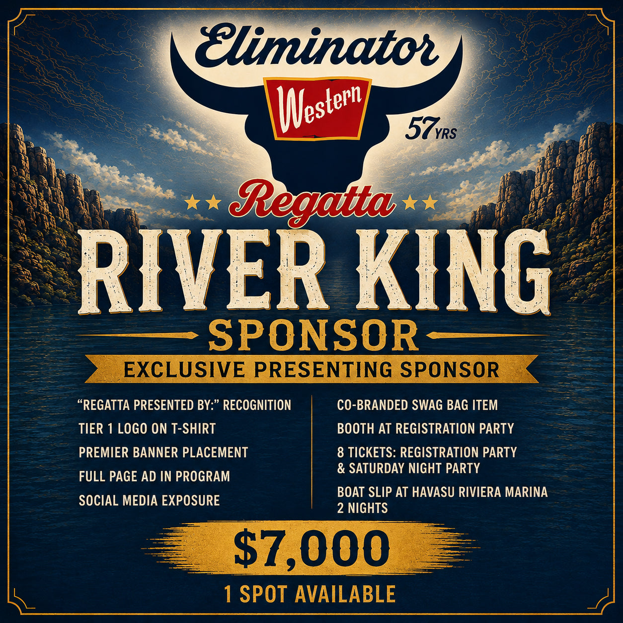 Eliminator Regatta River King Sponsor