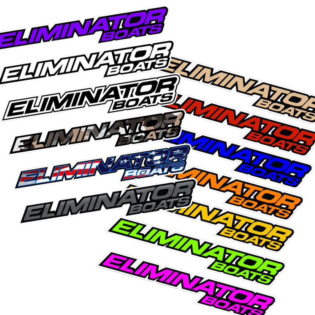 Eliminator Boats Decal