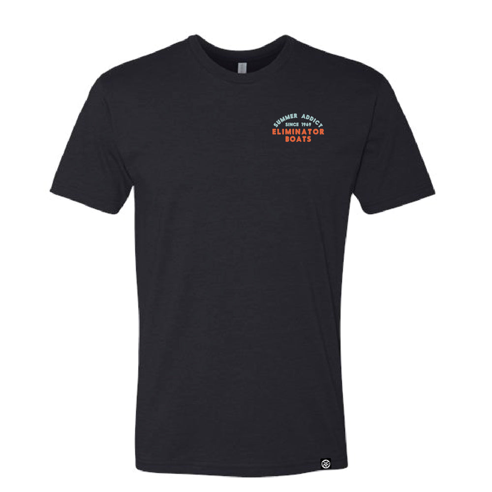 Eliminator Boats Men's Summer Addict T-Shirt- Black