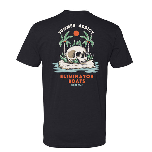 Eliminator Boats Men's Summer Addict T-Shirt- Black