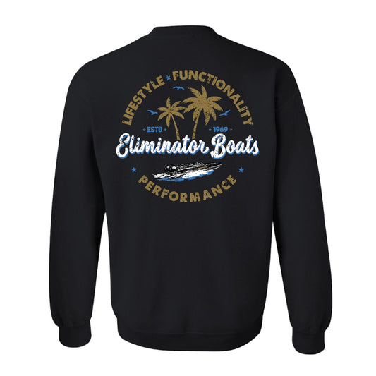 Palm Paradise Crew Neck Sweatshirt