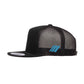 Eliminator Boats Performance Flat Bill Snapback Hat - Black/Teal