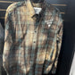 Eliminator Boats Wild Like The River Distressed Flannel – Brown/Teal