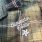Eliminator Boats Wild Like The River Distressed Flannel – Army/Black