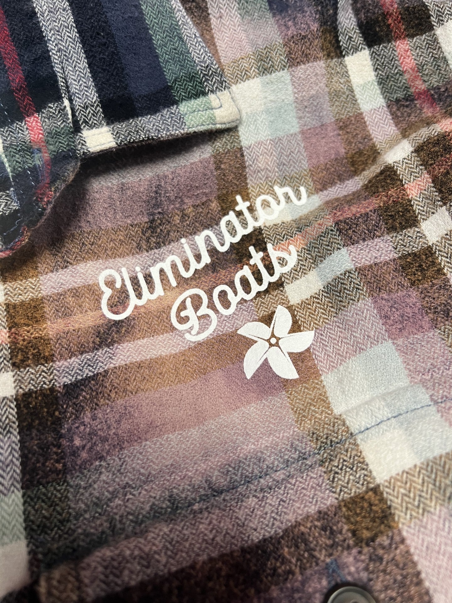 Eliminator Boats Wild Like The River Distressed Flannel – Multi-Color