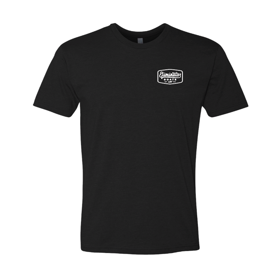 Black- White Eliminator Vintage Badge Men's T-Shirt