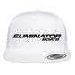 Eliminator Boats Classic Flat Bill Mesh Snapback Hat - White/Black