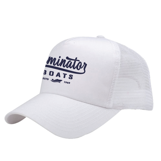 Vintage Badge Women's Hat - White/Navy