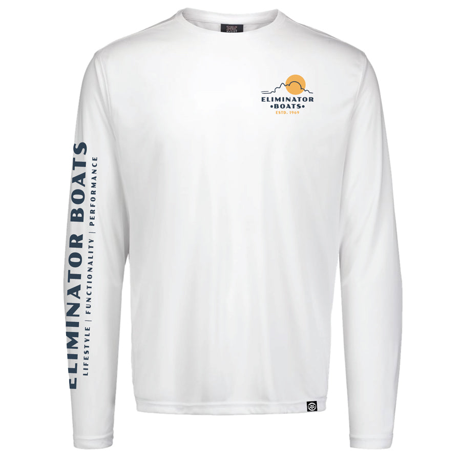 Eliminator Boats Nautical UPF 50+ Long Sleeve – Sun Protection Performance Wear