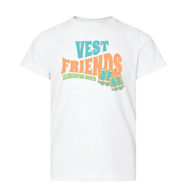 Eliminator Boats Youth T-Shirt – Girls Vests Friends Edition - White